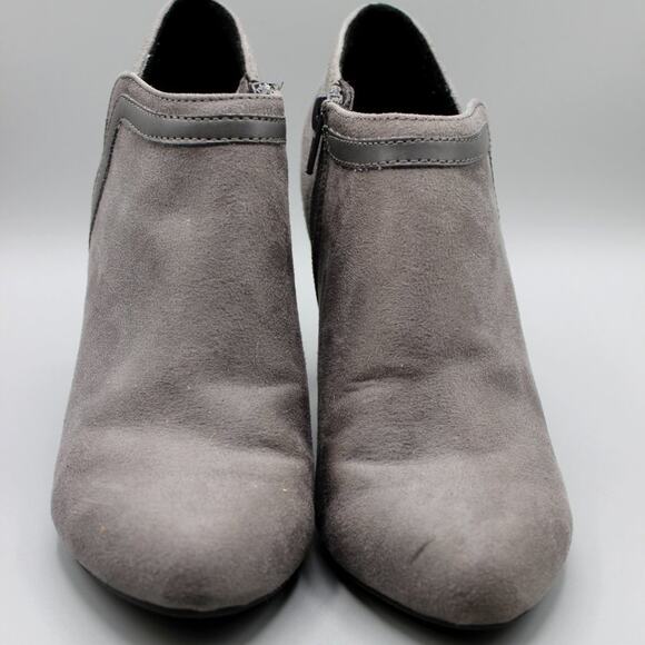 Dexflex Comfort Gray Heel Ankle Booties Size 7 - Picture 9 of 11